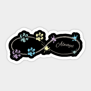 Always dog love Sticker